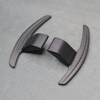 Satin Carbon Fibre / Red Gear Paddle Shifters BMW F80 M3 F82 F83 M4 F87 M2 - Interior Styling | Carbon Kings