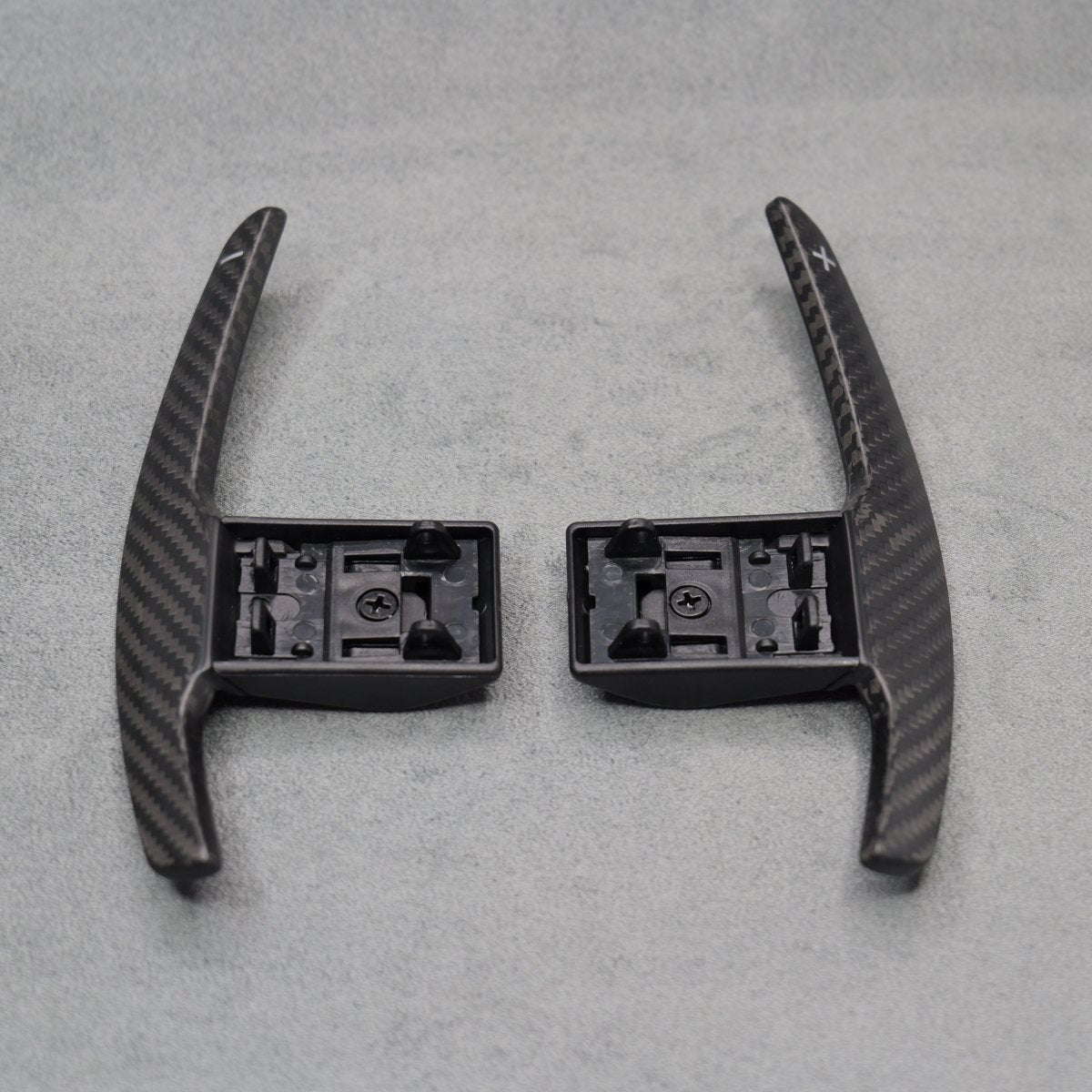 Satin Carbon Fibre Shifter Paddles BMW M3 M4 M2 F80 F82 F87 M5 M6 X5M X6M M - Interior Styling | Carbon Kings