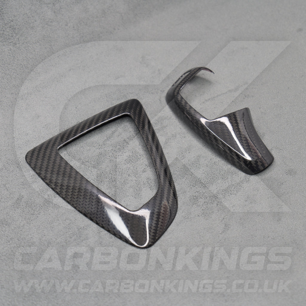 Real Carbon Fibre Gear Knob & Surround Trims for BMW F15 F20 F25 F30 F32 F06 F10 F35 F36 - Carbon Kings