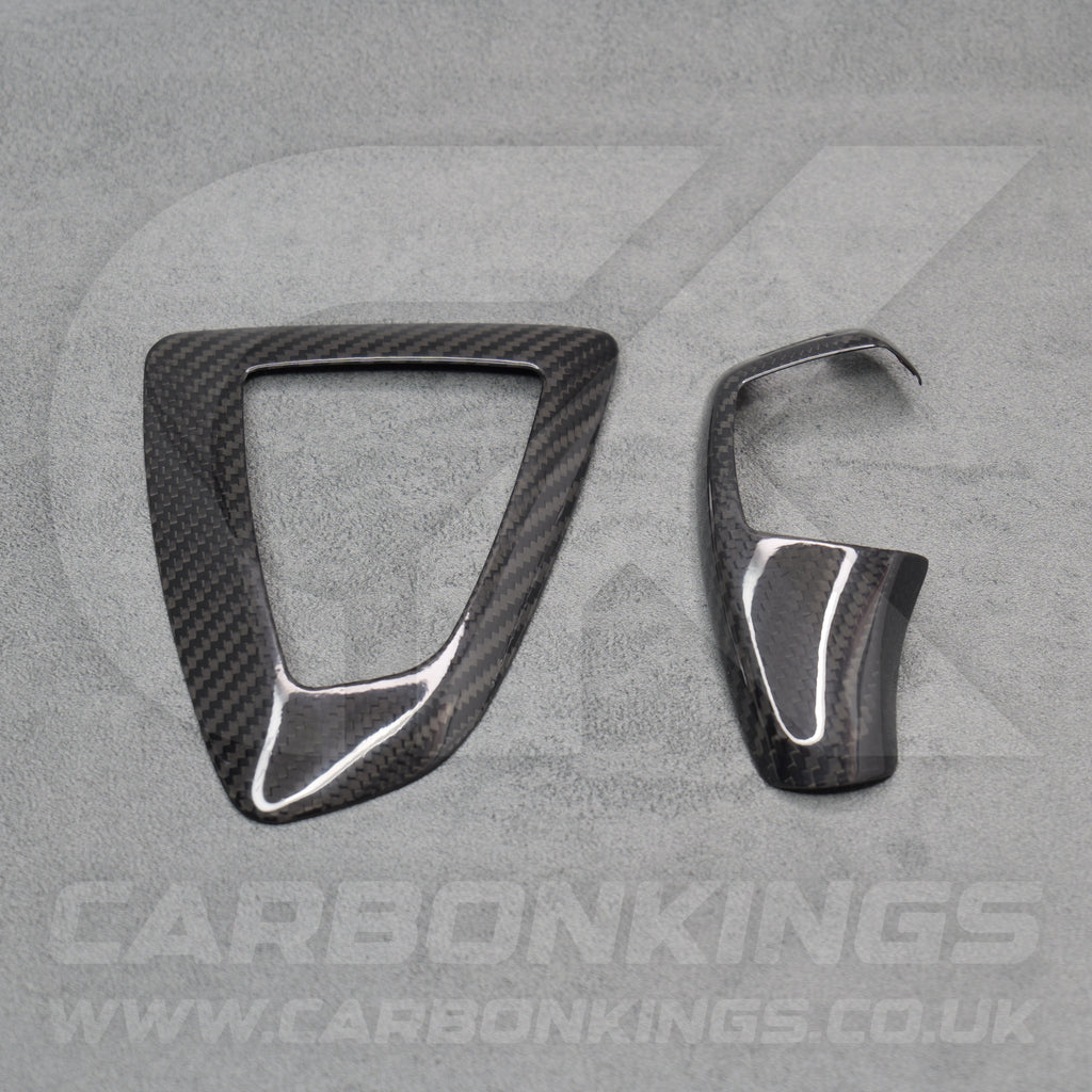 Real Carbon Fibre Gear Knob & Surround Trims for BMW F15 F20 F25 F30 F32 F06 F10 F35 F36 - Carbon Kings