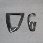 Carbon Fibre Gear Knob & Surround Trims BMW F15 F20 F25 F30 F32 F06 F10 F35 F36 - Interior Styling | Carbon Kings