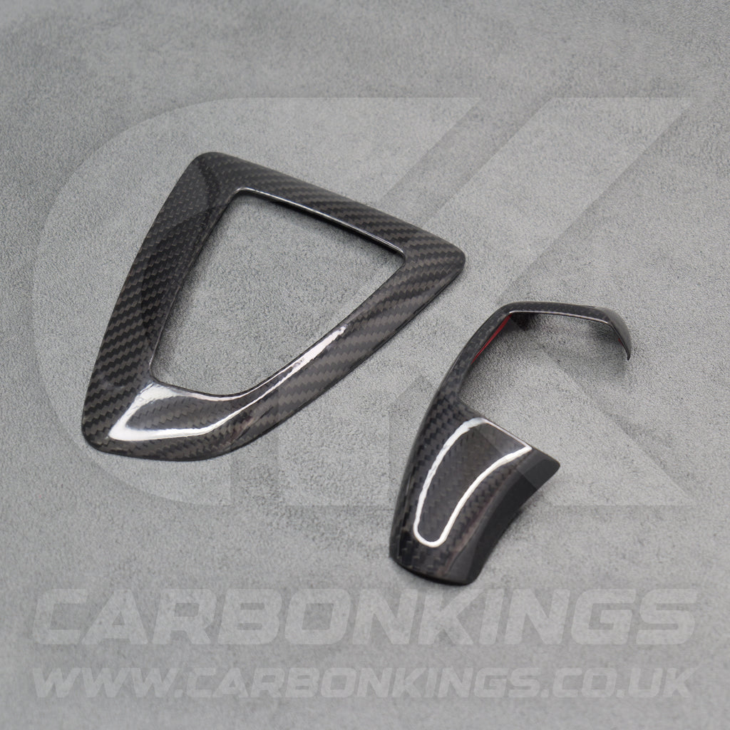 Real Carbon Fibre Gear Knob & Surround Trims for BMW F15 F20 F25 F30 F32 F06 F10 F35 F36 - Carbon Kings