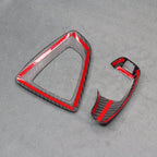 Carbon Fibre Gear Knob & Surround Trims BMW F15 F20 F25 F30 F32 F06 F10 F35 F36 - Interior Styling | Carbon Kings