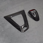Carbon Fibre Gear Knob & Surround Trims for BMW F80 M3 M2 F87 F82 M4 - Interior Styling | Carbon Kings