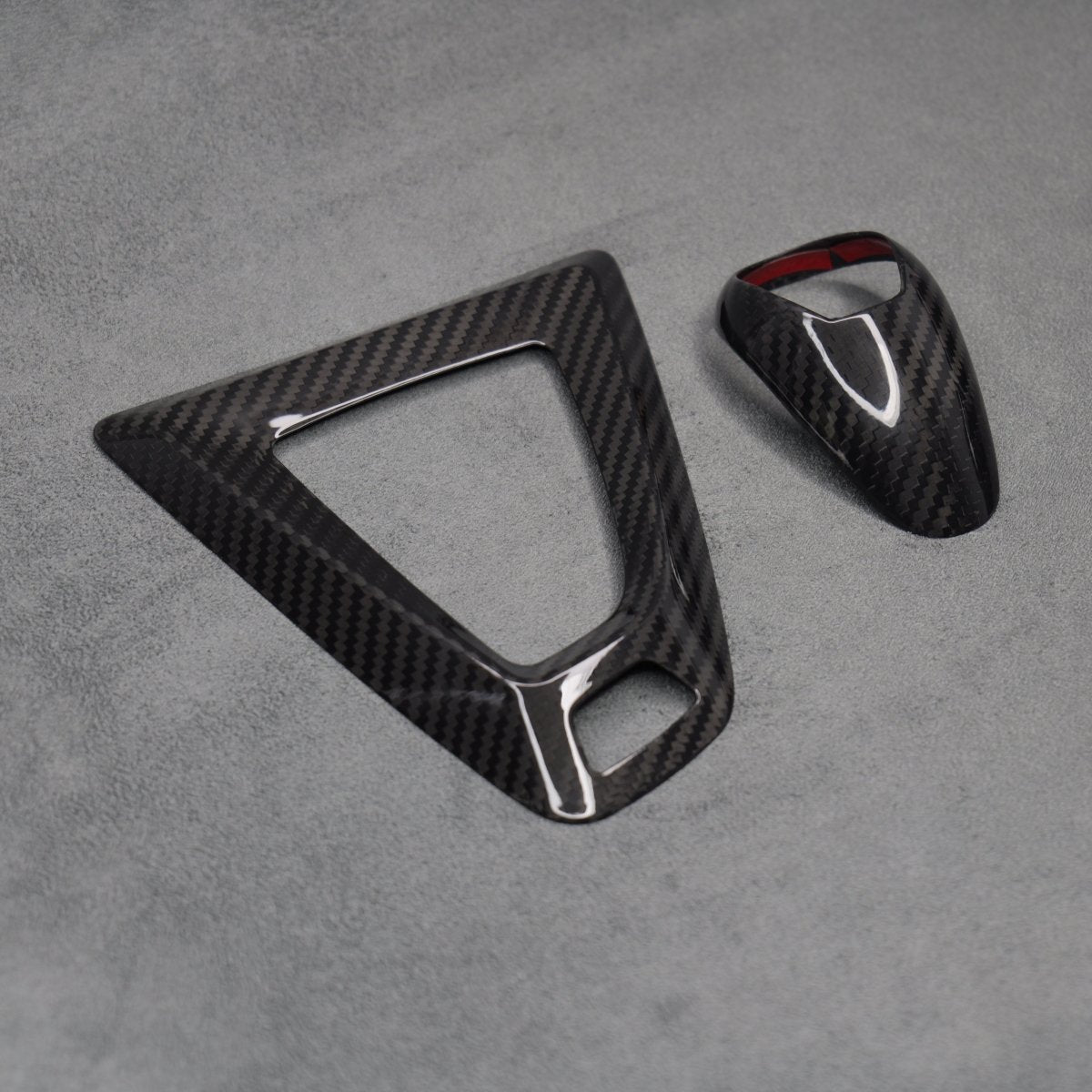 Carbon Fibre Gear Knob & Surround Trims for BMW F80 M3 M2 F87 F82 M4 - Interior Styling | Carbon Kings