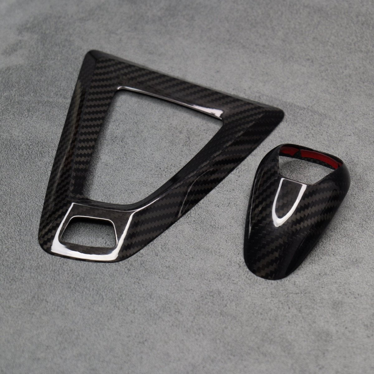 Carbon Fibre Gear Knob & Surround Trims for BMW F80 M3 M2 F87 F82 M4 - Interior Styling | Carbon Kings