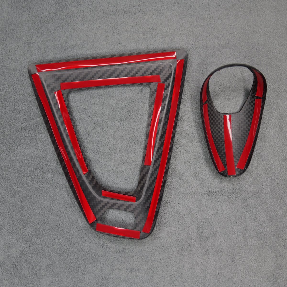 Carbon Fibre Gear Knob & Surround Trims for BMW F80 M3 M2 F87 F82 M4 - Interior Styling | Carbon Kings