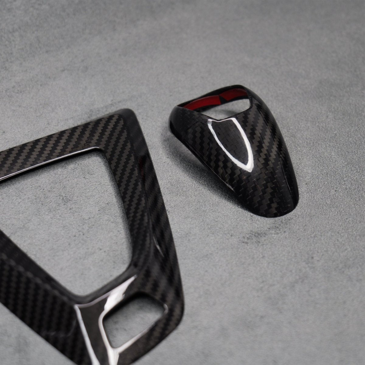 Carbon Fibre Gear Knob & Surround Trims for BMW F80 M3 M2 F87 F82 M4 - Interior Styling | Carbon Kings