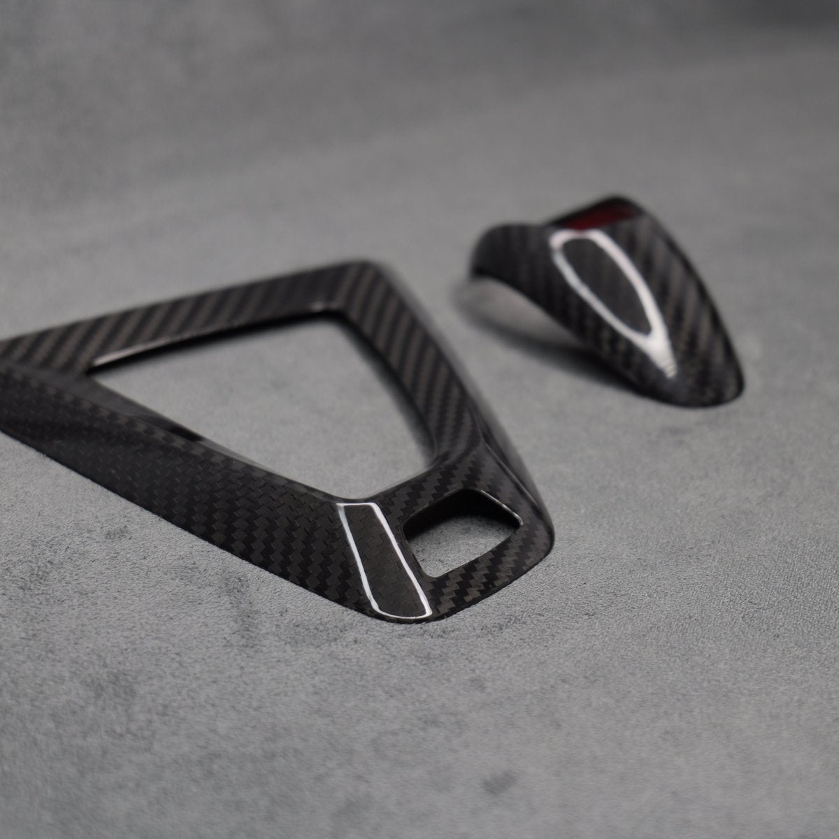 Carbon Fibre Gear Knob & Surround Trims for BMW F80 M3 M2 F87 F82 M4 - Interior Styling | Carbon Kings