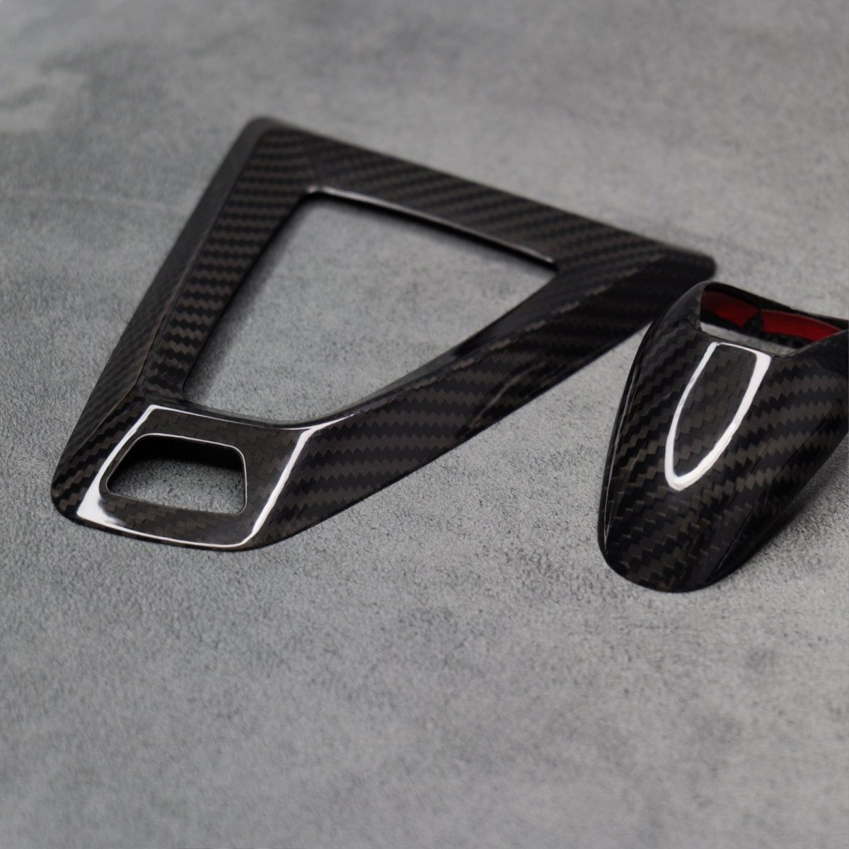 Carbon Fibre Gear Knob & Surround Trims for BMW F80 M3 M2 F87 F82 M4 - Interior Styling | Carbon Kings