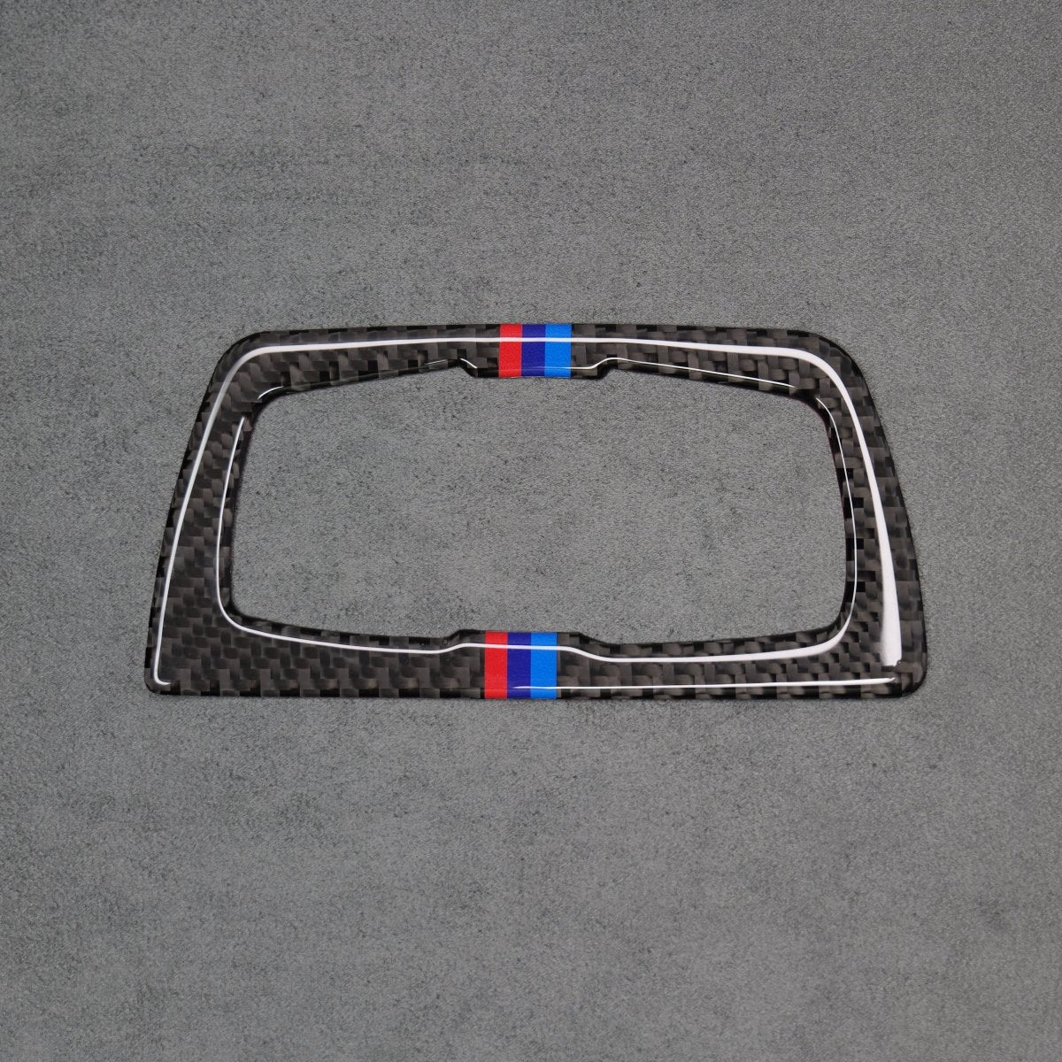 Carbon Fibre M Stripe Headlight Switch Trim for BMW F30 F34 F80 M3 F82 M4 M5 F87 M2 - Interior Styling | Carbon Kings