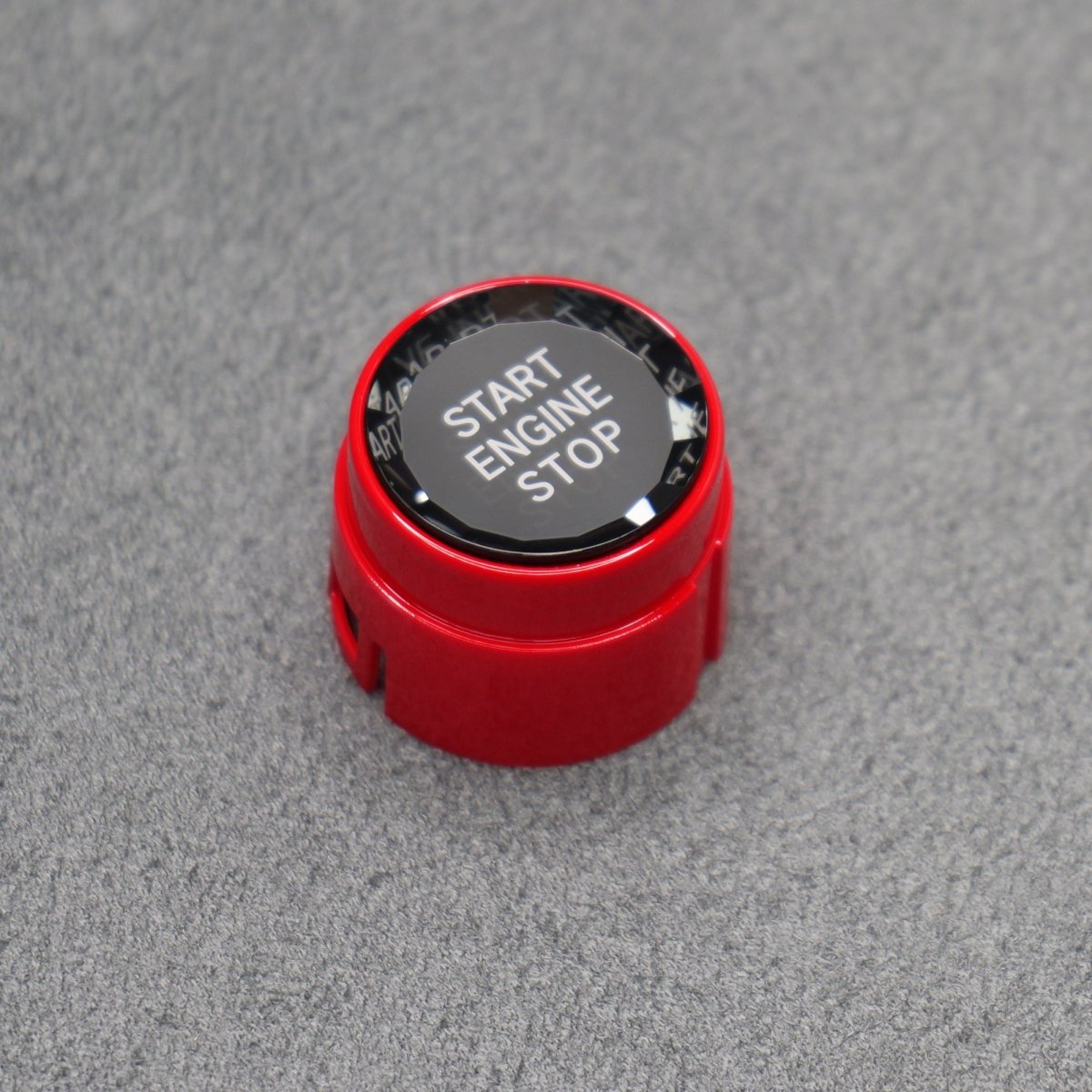 Red Crystal Start Engine Button for BMW 5 6 7 Series F01 F02 F10 F11 F12 2009 - Interior Styling | Carbon Kings