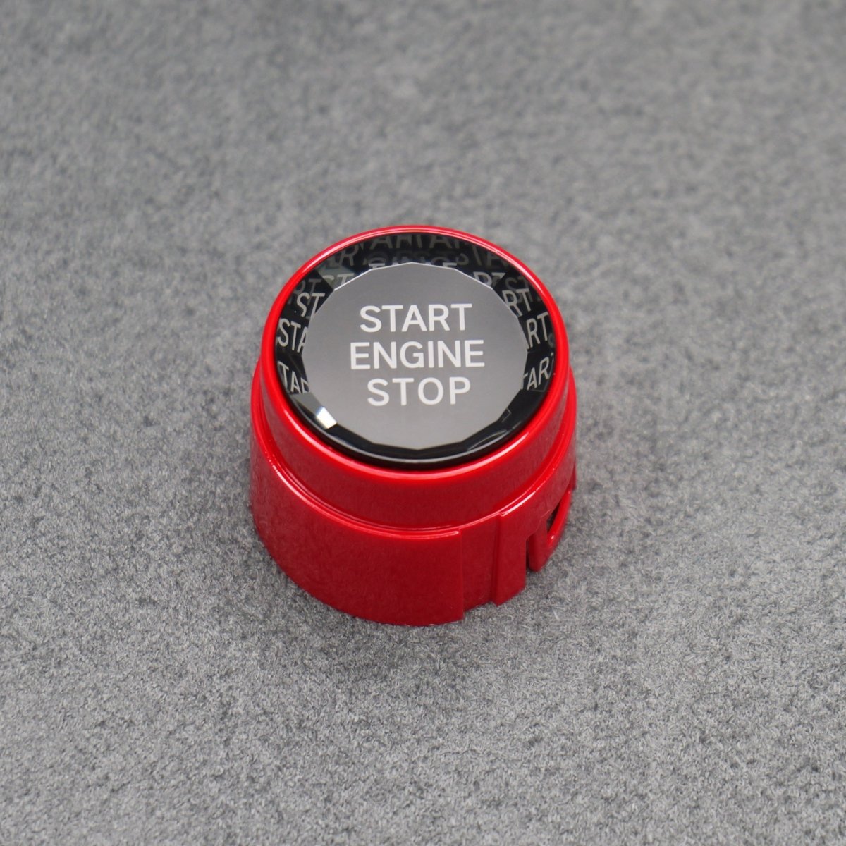 Red Crystal Start Engine Button for BMW 5 6 7 Series F01 F02 F10 F11 F12 2009 - Interior Styling | Carbon Kings