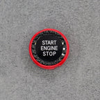 Red Crystal Start Engine Button for BMW 5 6 7 Series F01 F02 F10 F11 F12 2009 - Interior Styling | Carbon Kings