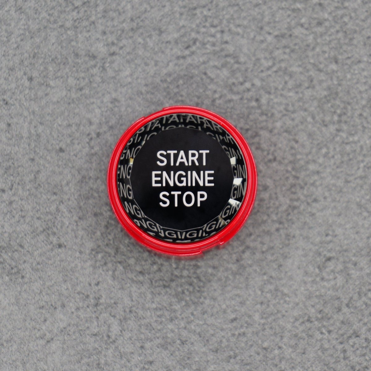 Red Crystal Start Engine Button for BMW 5 6 7 Series F01 F02 F10 F11 F12 2009 - Interior Styling | Carbon Kings