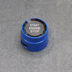 Blue Crystal Start Engine Button for BMW 5 6 7 Series F01 F02 F10 F11 F12 2009 - Interior Styling | Carbon Kings