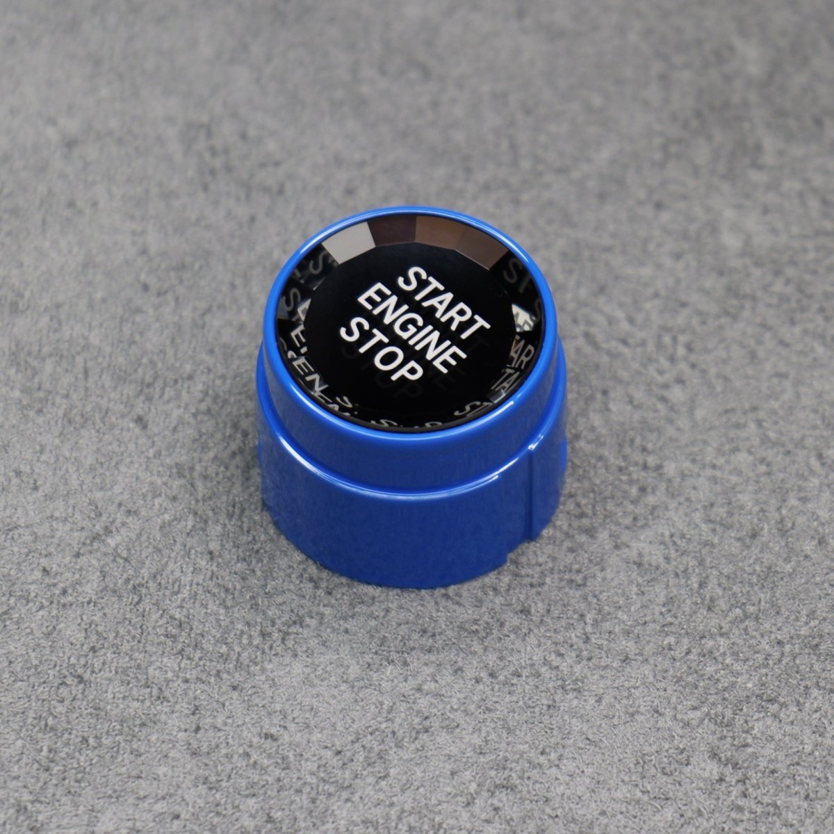 Blue Crystal Start Engine Button for BMW 5 6 7 Series F01 F02 F10 F11 F12 2009 - Interior Styling | Carbon Kings