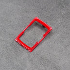 Red Sport Eco Pro Centre Button Trim for BMW F20 F21 F22 F30 F32 F33 F36 i3 i3S - Interior Styling | Carbon Kings