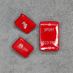 Red Sport Eco Pro DSC Parking Centre Console Buttons for BMW F20 F22 F30 F32 F33 F36 - Interior Styling | Carbon Kings