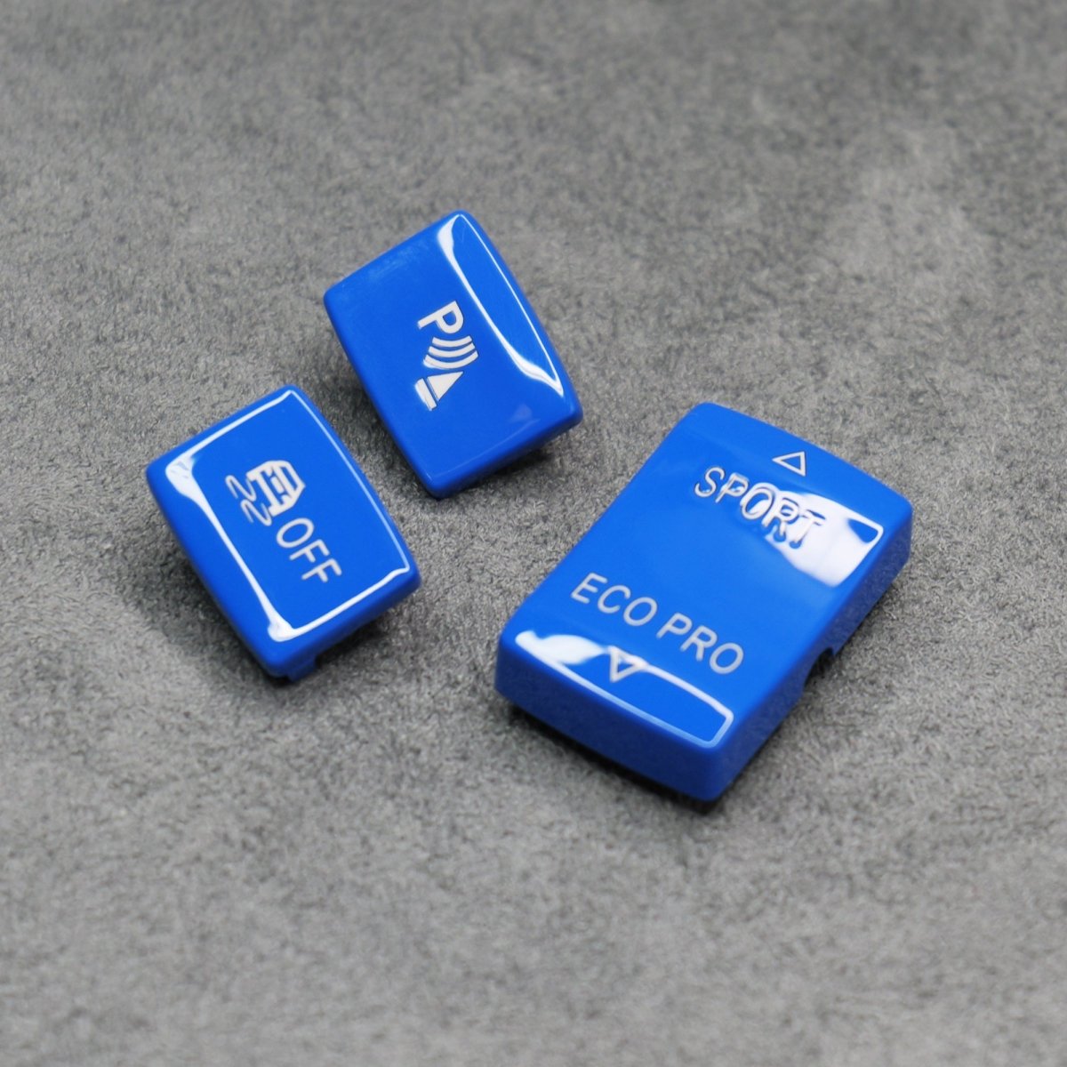 Blue Sport Eco Pro DSC Parking Centre Console Buttons for BMW F20 F22 F30 F32 F33 - Interior Styling | Carbon Kings