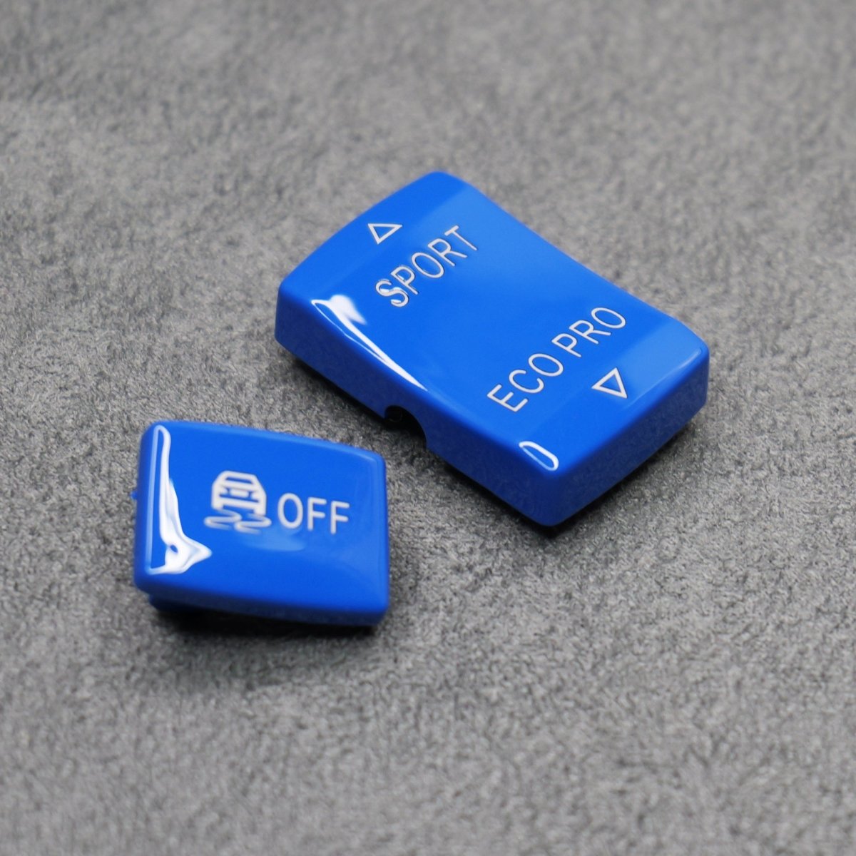 Blue Sport Eco Pro DSC Centre Console Buttons for BMW F20 F21 F22 F30 F32 F33 F36 - Interior Styling | Carbon Kings