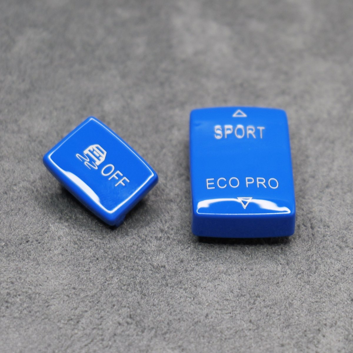 Blue Sport Eco Pro DSC Centre Console Buttons for BMW F20 F21 F22 F30 F32 F33 F36 - Interior Styling | Carbon Kings