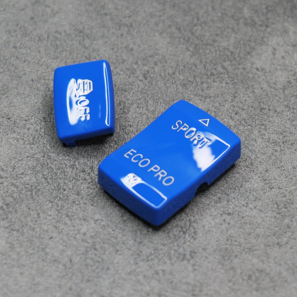 Blue Sport Eco Pro DSC Centre Console Buttons for BMW F20 F21 F22 F30 F32 F33 F36 - Interior Styling | Carbon Kings