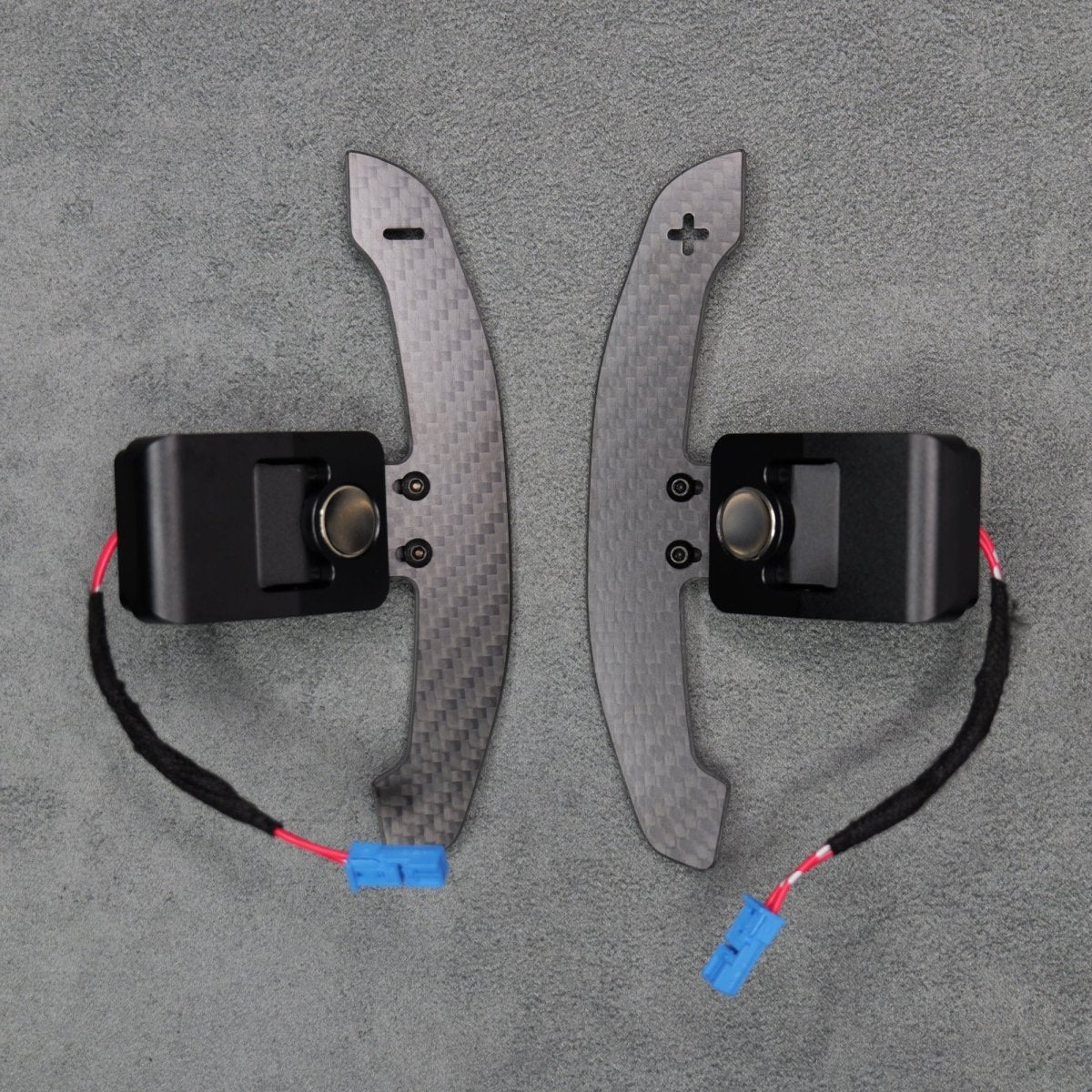 Magnetic Carbon Fibre Gear Shifter Paddles for BMW F80 M3 F82 M4 F87 M2 G80 G82 G87 - Interior Styling | Carbon Kings