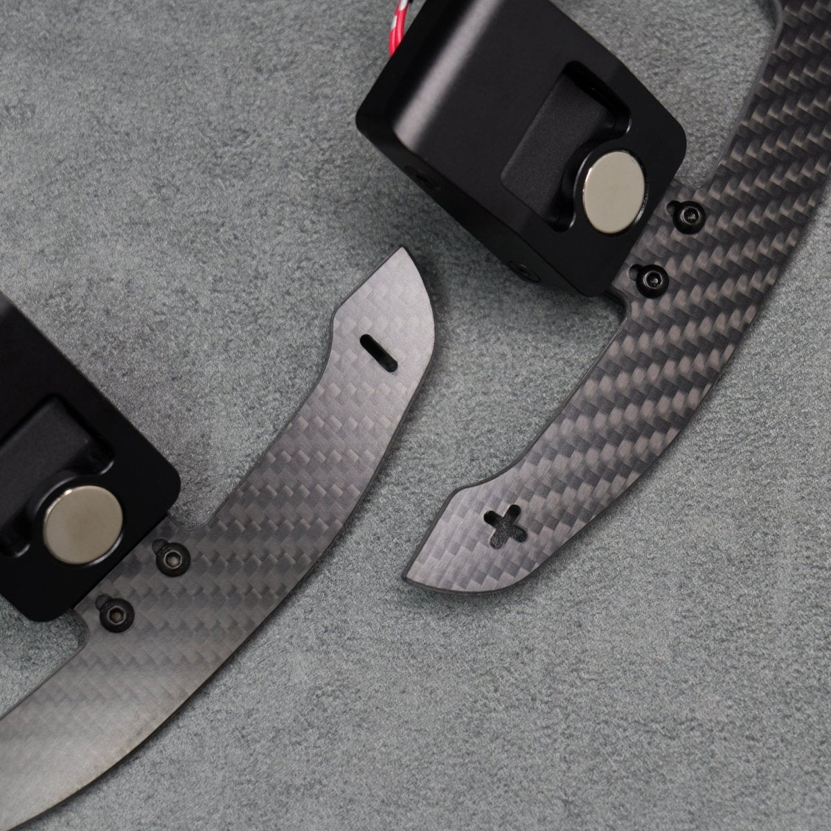 Magnetic Carbon Fibre Gear Shifter Paddles for BMW F80 M3 F82 M4 F87 M2 G80 G82 G87 - Interior Styling | Carbon Kings