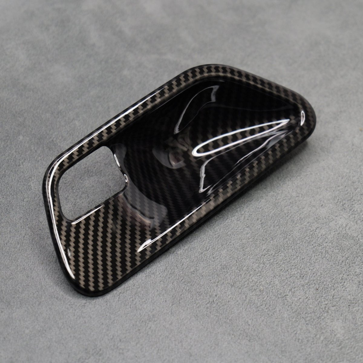 Carbon Fibre Style Interior Door Handle Trims BMW F80 M3 F82 M4 F83 F30 F32 3 4 - Interior Styling | Carbon Kings
