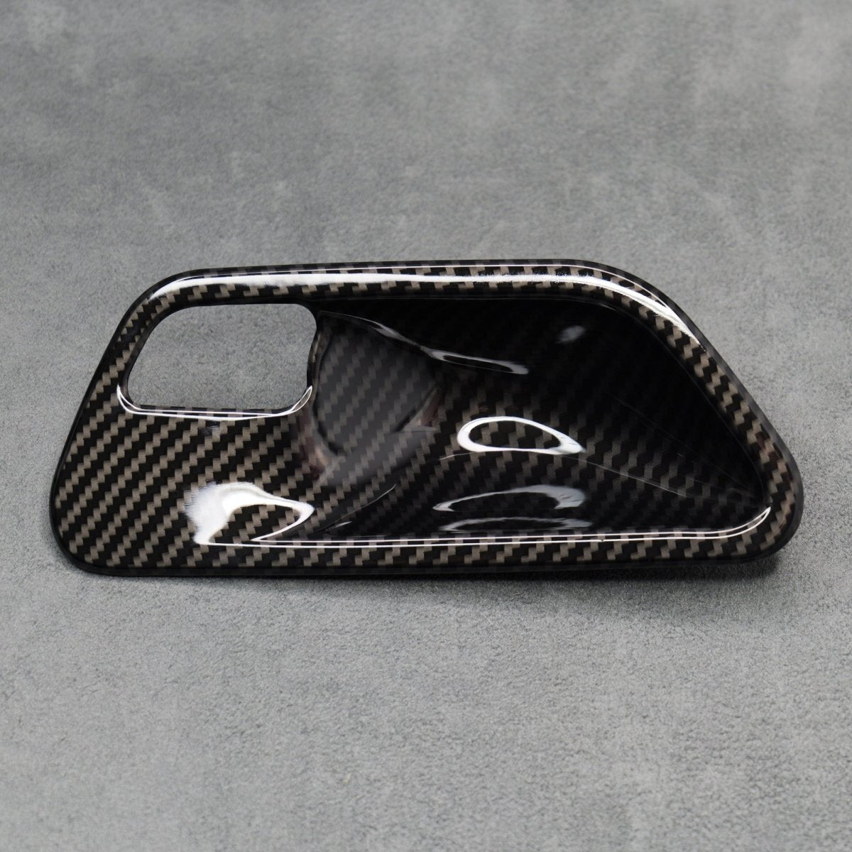 Carbon Fibre Style Interior Door Handle Trims BMW F80 M3 F82 M4 F83 F30 F32 3 4 - Interior Styling | Carbon Kings