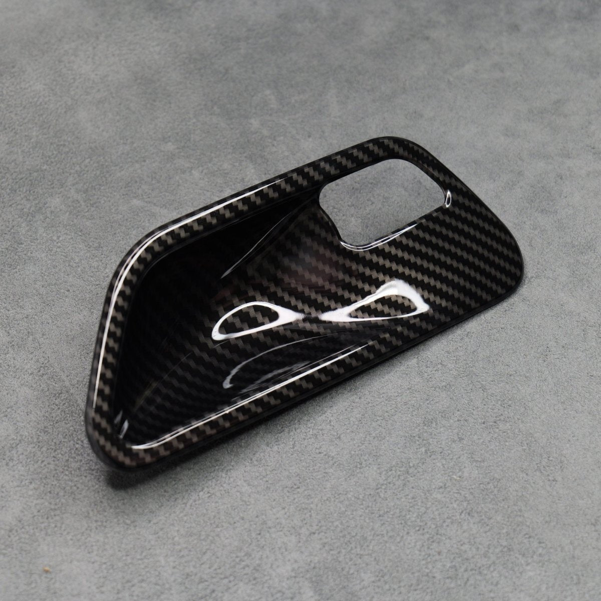 Carbon Fibre Style Interior Door Handle Trims BMW F80 M3 F82 M4 F83 F30 F32 3 4 - Interior Styling | Carbon Kings
