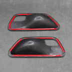 Carbon Fibre Style Interior Door Handle Trims BMW F80 M3 F82 M4 F83 F30 F32 3 4 - Interior Styling | Carbon Kings