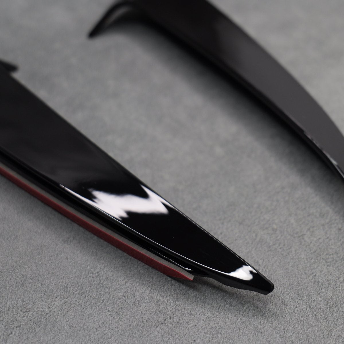 Gloss Black Rear Bumper Side Vent Trims for Mercedes C43 C63 Saloon W205 C Class AMG - Exterior Styling | Carbon Kings