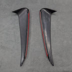 Gloss Black Rear Bumper Side Vent Trims for Mercedes C43 C63 Saloon W205 C Class AMG - Exterior Styling | Carbon Kings