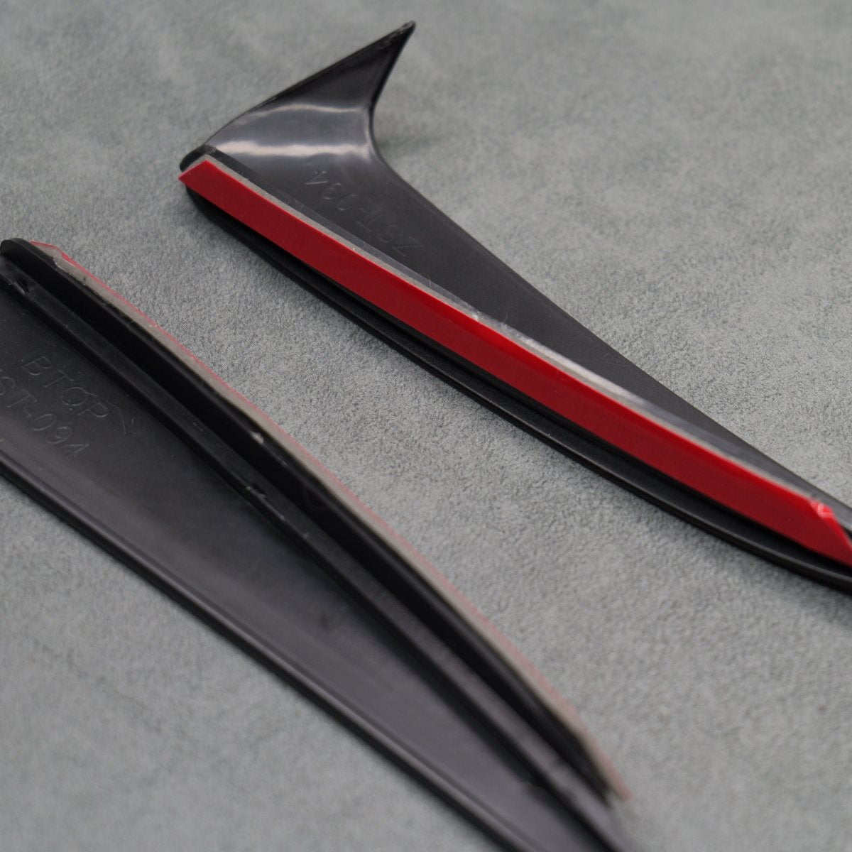 Gloss Black Rear Bumper Side Vent Trims for Mercedes C43 C63 Saloon W205 C Class AMG - Exterior Styling | Carbon Kings