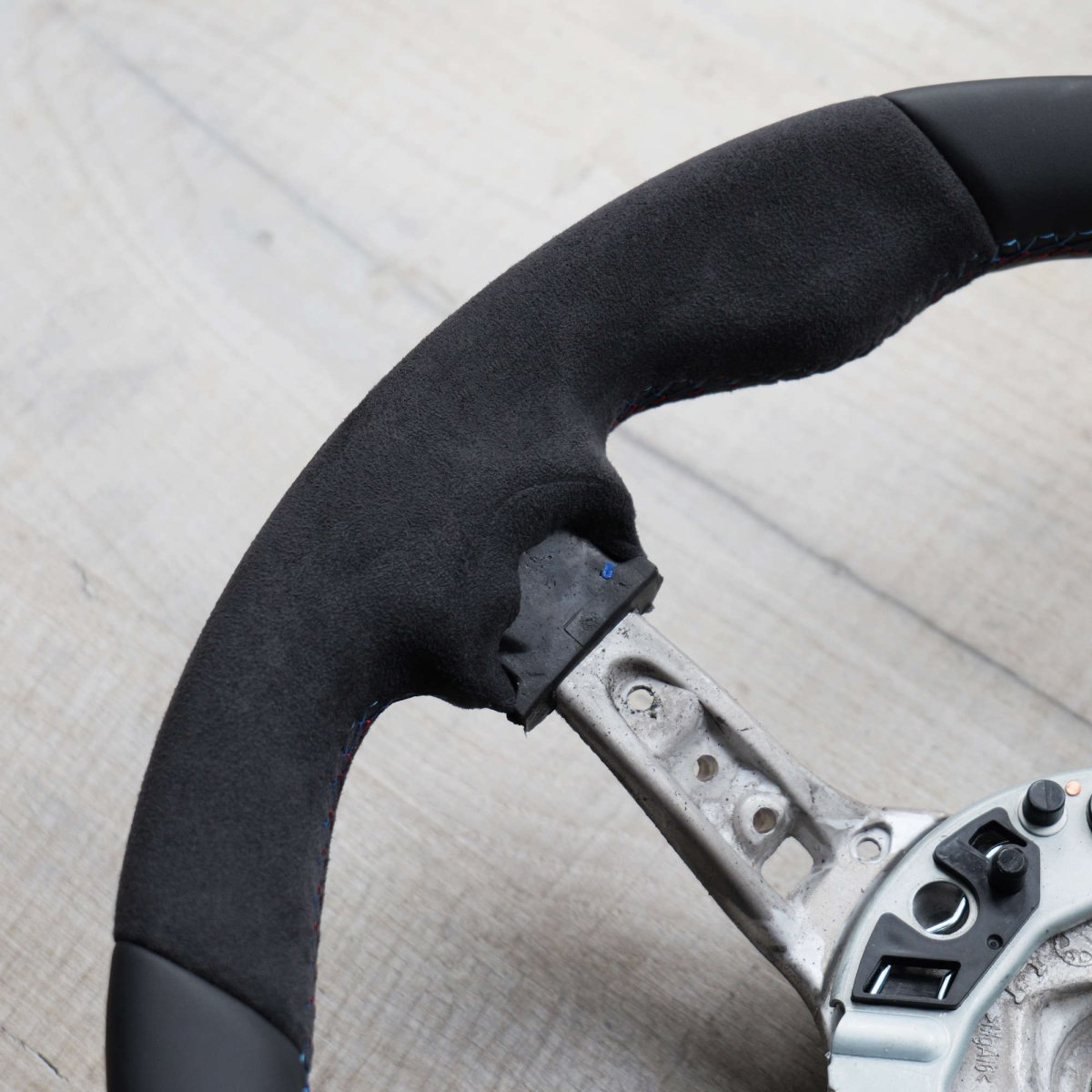 Alcantara + Red Steering Wheel for BMW M Sport 1 2 3 4 X1 X3 X4 X5 X6 M2 M3 M4 F80 + - Interior Styling | Carbon Kings