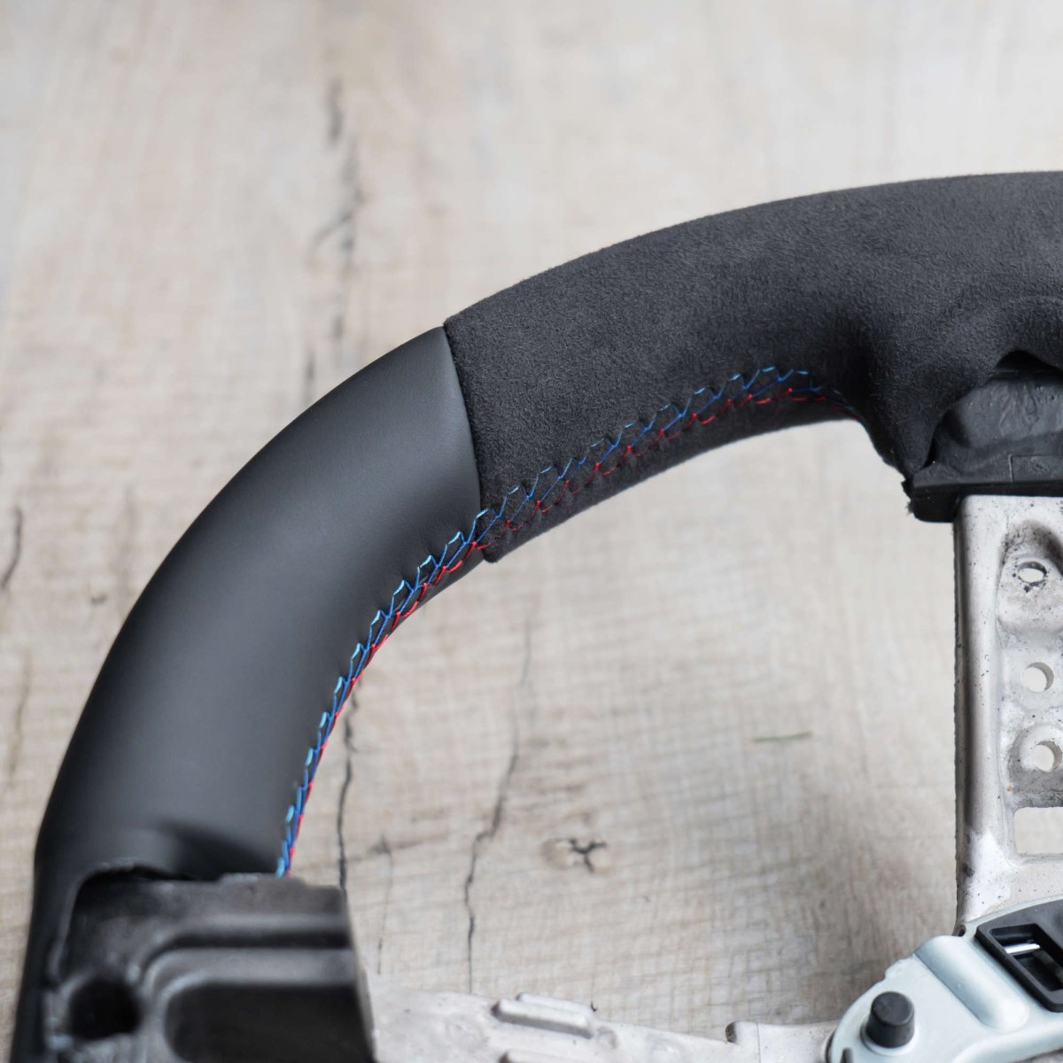 Alcantara + Red Steering Wheel for BMW M Sport 1 2 3 4 X1 X3 X4 X5 X6 M2 M3 M4 F80 + - Interior Styling | Carbon Kings