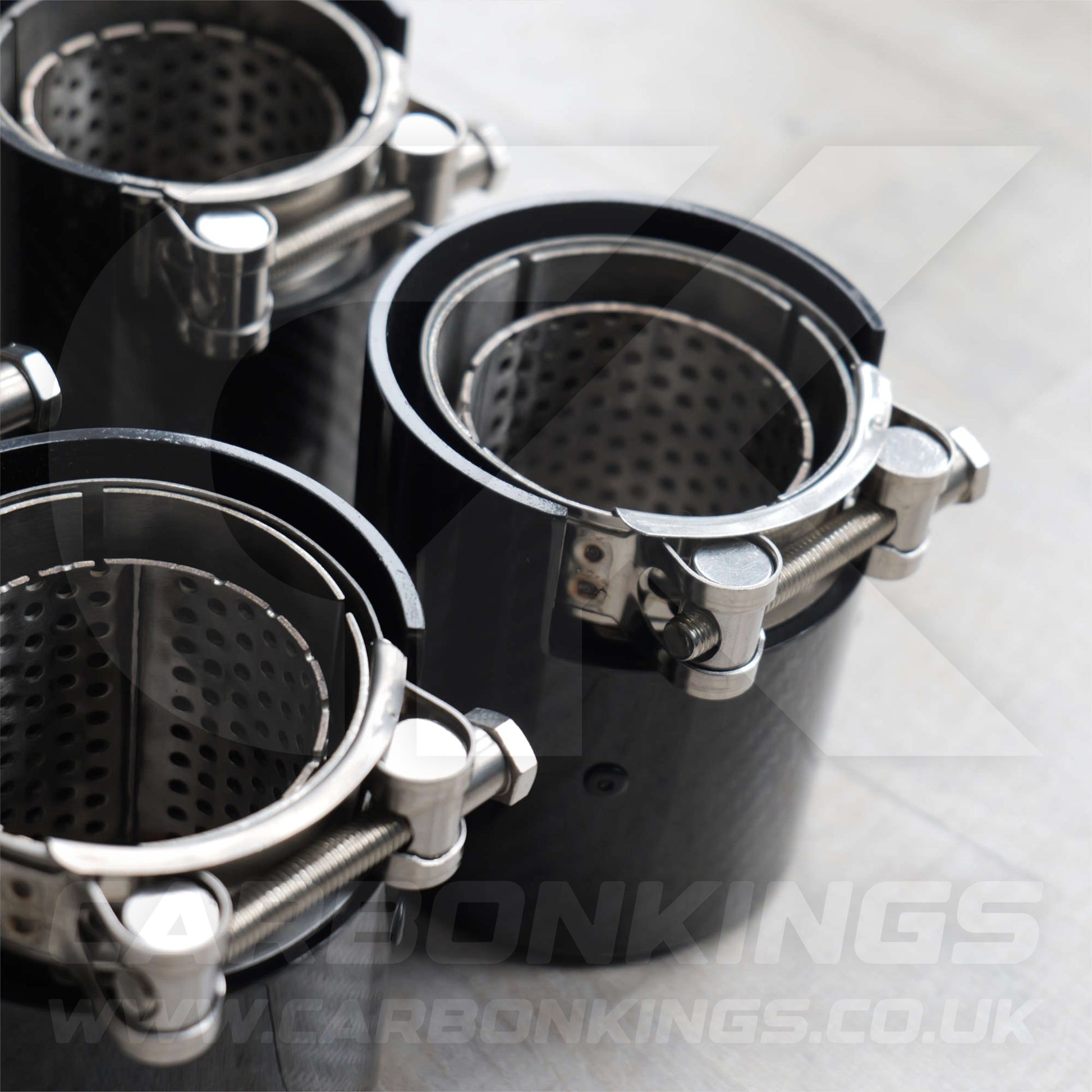 BMW M Performance Carbon Fibre / Silver Exhaust Tips for G80 G81 G82 G83 M3 M4