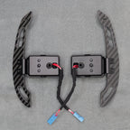 Magnetic Carbon Fibre Gear Shifter Paddles for BMW F80 M3 F82 M4 F87 M2 G80 G82 G87 - Interior Styling | Carbon Kings