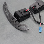 Magnetic Carbon Fibre Gear Shifter Paddles for BMW F80 M3 F82 M4 F87 M2 G80 G82 G87 - Interior Styling | Carbon Kings