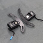 Magnetic Carbon Fibre Gear Shifter Paddles for BMW F80 M3 F82 M4 F87 M2 G80 G82 G87 - Interior Styling | Carbon Kings