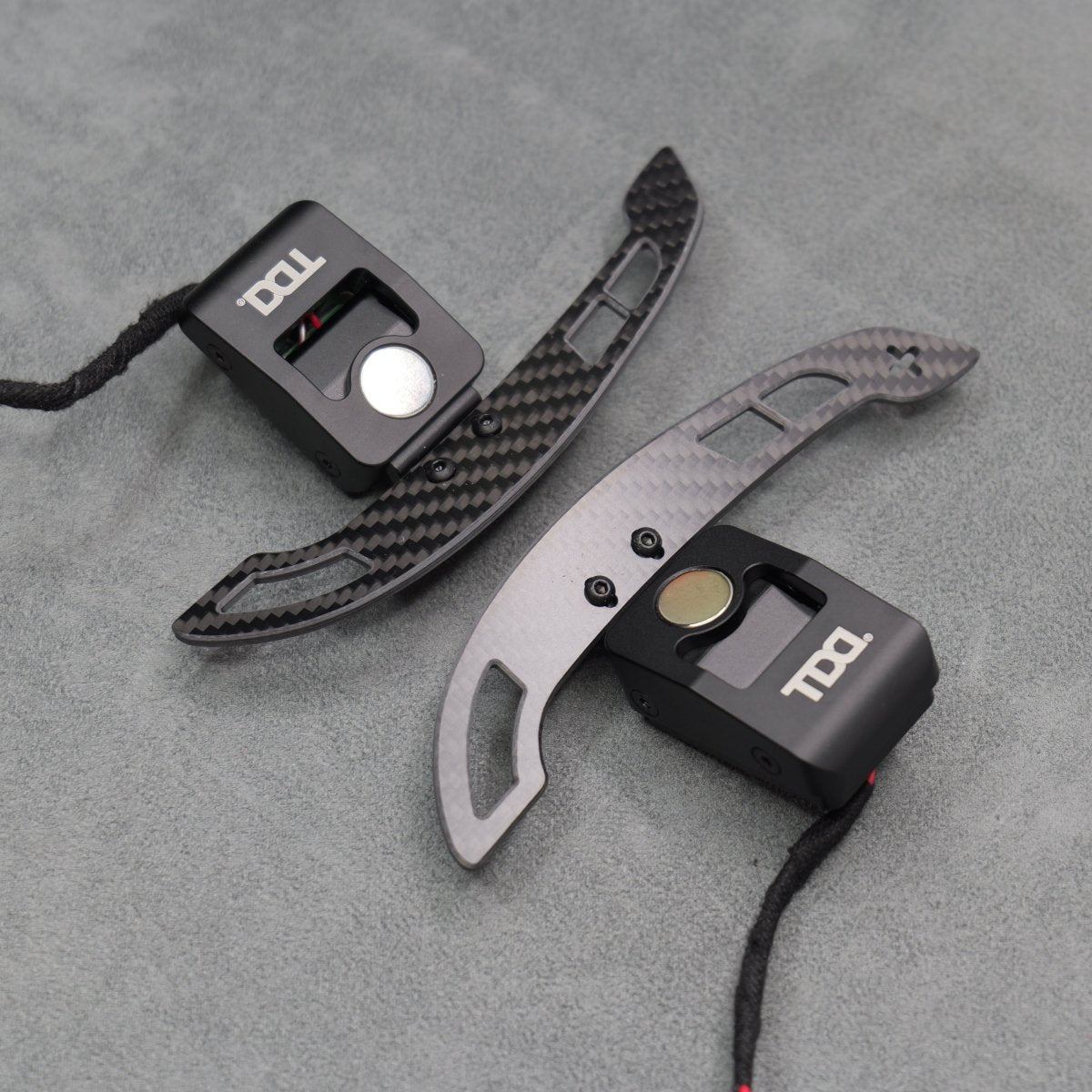 Magnetic Carbon Fibre Gear Shifter Paddles for BMW F80 M3 F82 M4 F87 M2 G80 G82 G87 - Interior Styling | Carbon Kings