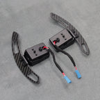 Magnetic Carbon Fibre Gear Shifter Paddles for BMW F80 M3 F82 M4 F87 M2 G80 G82 G87 - Interior Styling | Carbon Kings