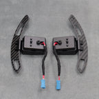 Magnetic Carbon Fibre Gear Shifter Paddles for BMW F80 M3 F82 M4 F87 M2 G80 G82 G87 - Interior Styling | Carbon Kings