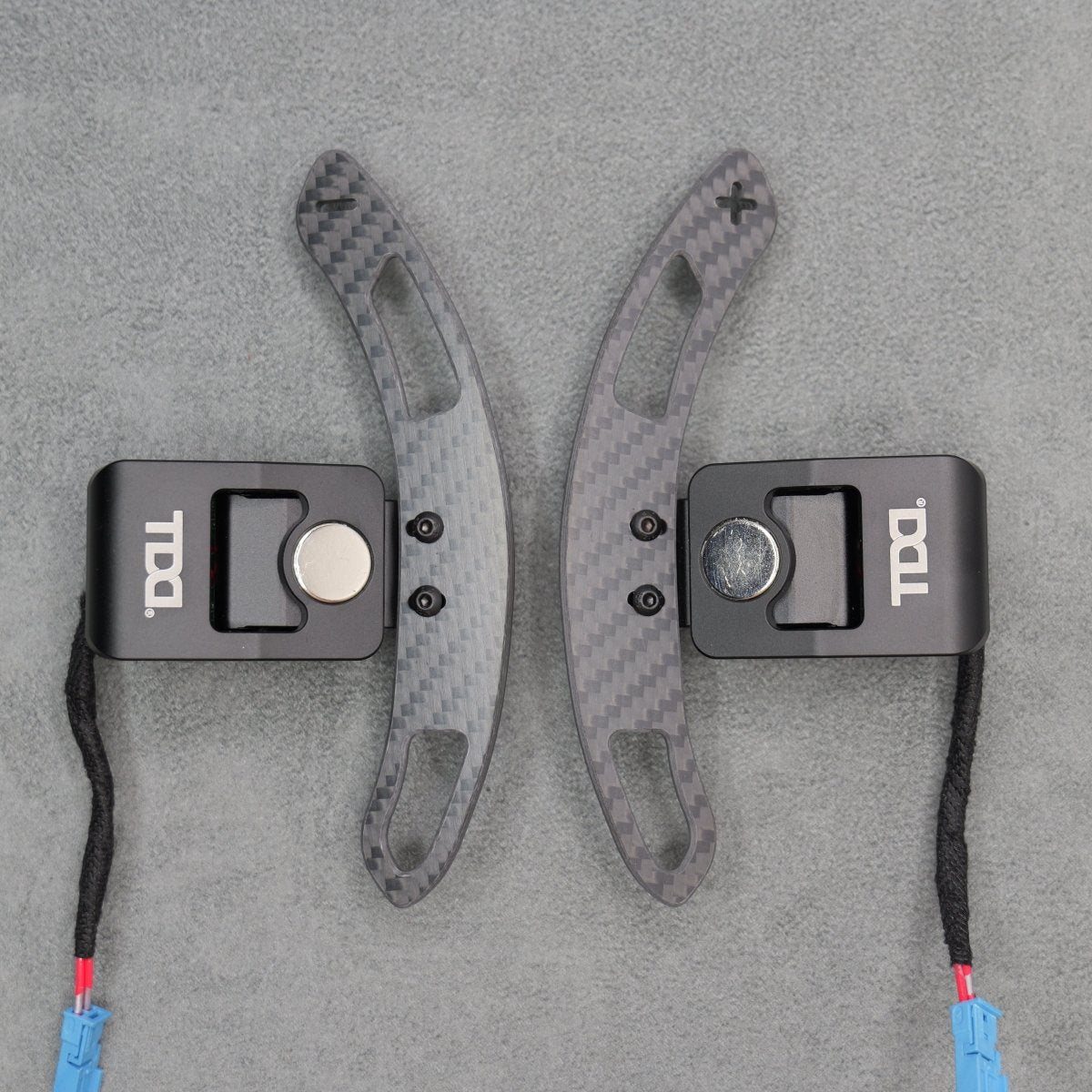 Magnetic Carbon Fibre Gear Shifter Paddles for BMW F80 M3 F82 M4 F87 M2 G80 G82 G87 - Interior Styling | Carbon Kings