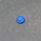 Gloss Blue Start Stop Engine Button for BMW E90 E92 E93 M3 4.0 V8 - Interior Styling | Carbon Kings