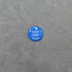 Gloss Blue Start Stop Engine Button for BMW E90 E92 E93 M3 4.0 V8 - Interior Styling | Carbon Kings