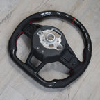 Carbon Fibre Steering Wheel for Volkswagen VW Golf MK7 MK7.5 R R - Line GTI GTD GTE + - Interior Styling | Carbon Kings