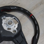 Carbon Fibre Steering Wheel for Volkswagen VW Golf MK7 MK7.5 R R - Line GTI GTD GTE + - Interior Styling | Carbon Kings